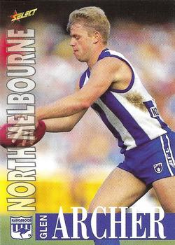 1996 Select AFL #67 Glenn Archer Front
